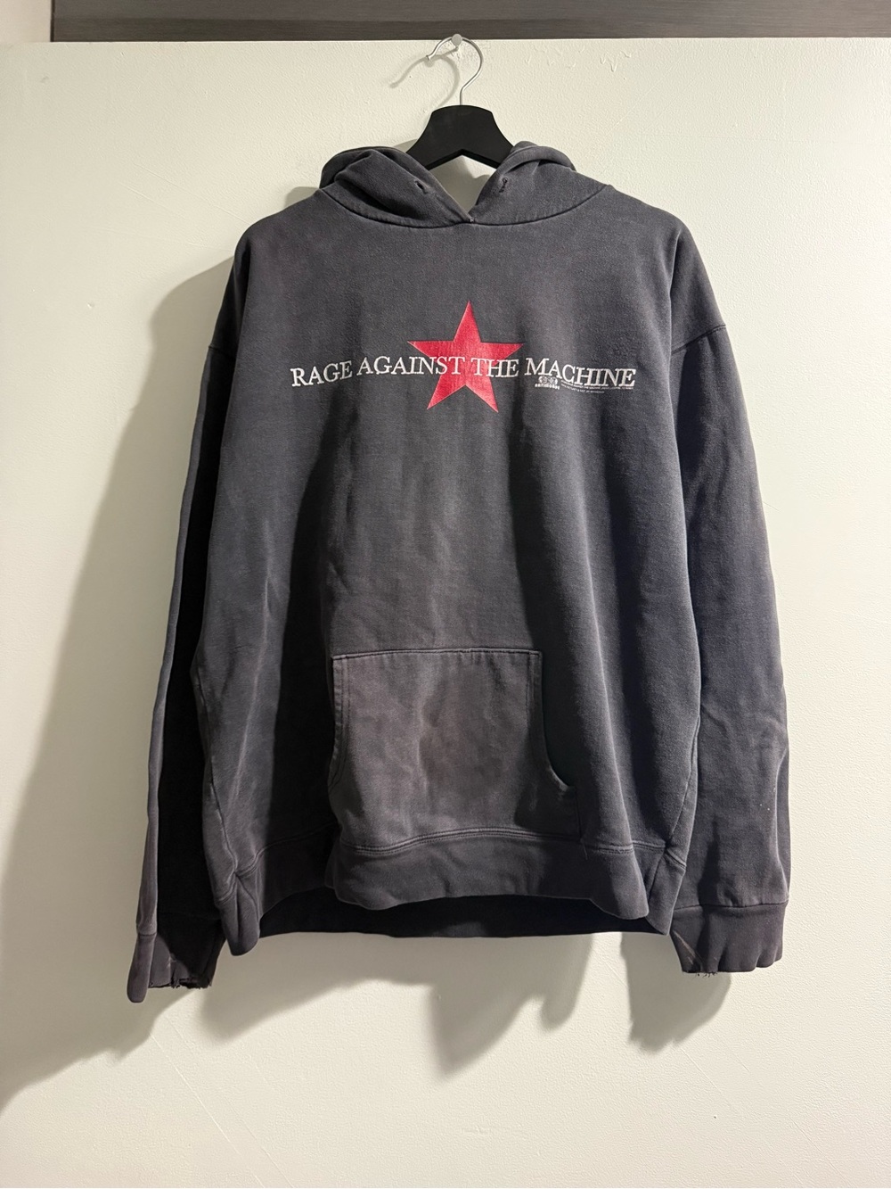 Vintage Rage Against The Machine Black Hoodie